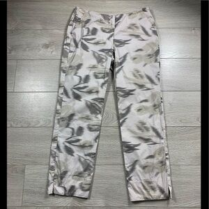 Armani Collezioni Pattern High Rise Trouser Pants